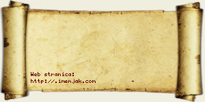 Anđelija Dimitrijević vizit kartica